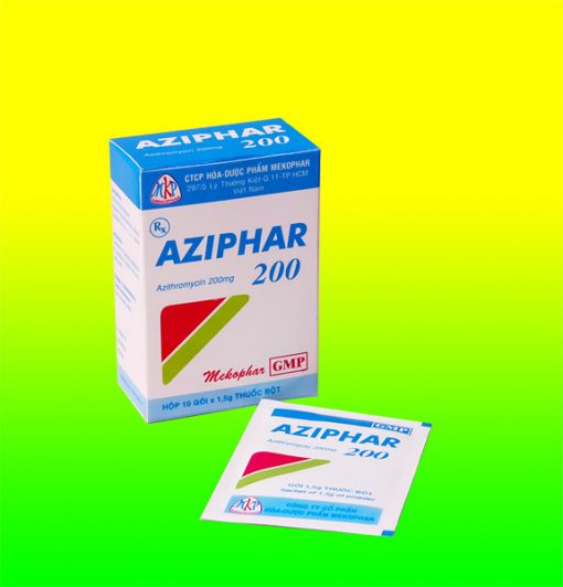 Thuốc Aziphar 200mg