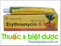 Thuốc Erythromycin & Nghệ 10g