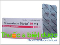 Thuốc Simvastatin Stada 10mg