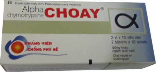 Thuốc Alphachymotrypsine choay