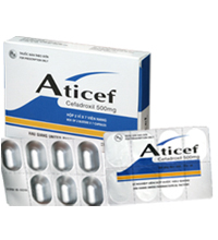 Thuốc Aticef 500mg