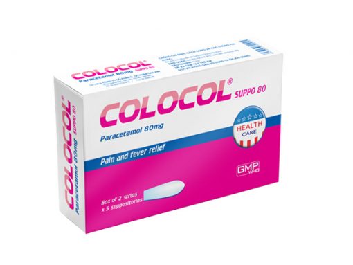 Thuốc Colocol suppo 80