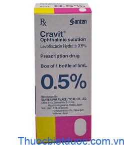 Thuốc Cravit ophthalmic solution